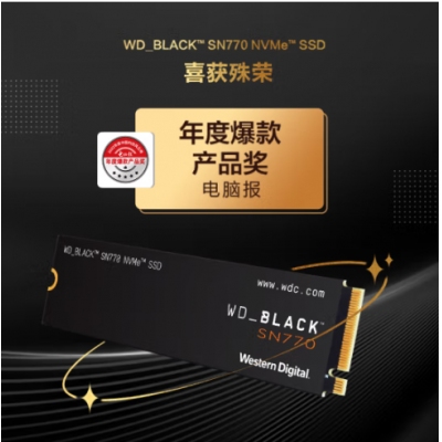 西部数据（Western Digital）1TB SSD固态硬盘 M.2接口