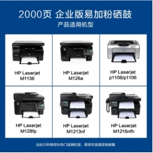 彩格适用惠普88a硒鼓m1136 m1216nfh m1213nf 226dw m226dn hp1108 p1106 1007 1008 cc388a硒鼓企业版