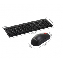 联想（lenovo） M120Pro无线键盘鼠标套装 无线键鼠套装 办公鼠标键盘套装电脑键盘笔记本键盘