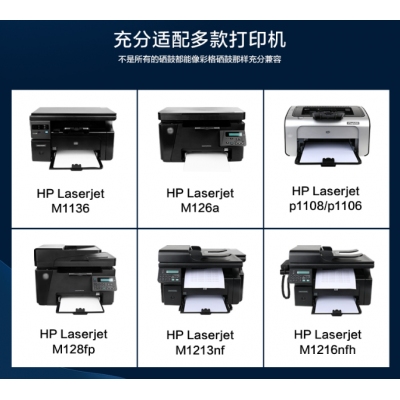 彩格适用惠普88a硒鼓m1136 m1216nfh m1213nf 226dw m226dn hp1108 p1106 1007 1008 cc388a硒鼓