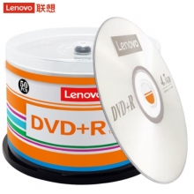 联想（Lenovo）DVD+R 光盘/刻录盘 16速4.7GB 办公系列 桶装50片 空白光盘